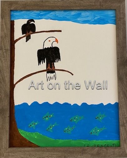 w   Eagle Time   Lawrence Dorey  Acrylic   60.00