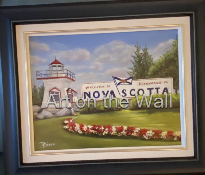 w   Weclome to Nova Scotia   Darlene Dixon  Acrylic  11x14   225.00